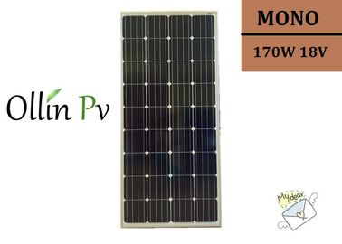 Klasy A / B Ogniwa krzemowe monokrystaliczne 170 w panele słoneczne Indie