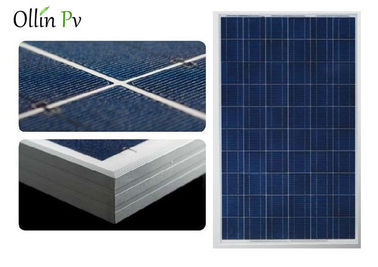 Niebieski 255-watowy panel z polikrystalicznego kolektora słonecznego do ładowania pomp grzewczych