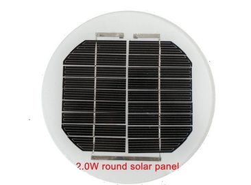 Czarny 2 Watt okrągły panel słoneczny bez ramki ładowarka do mini światłach
