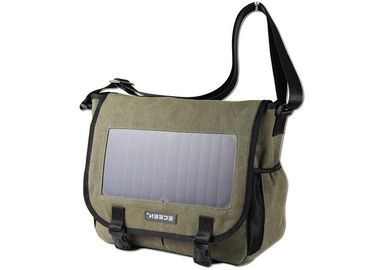 Materiał poliestrowy Zasilany energią słoneczną Bookbag Wyjście USB Przenośna ładowarka do telefonu komórkowego
