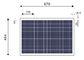 Biała ramka 12V Panel słoneczny Szkło hartowane o wysokości 3.2mm z szybą przednią