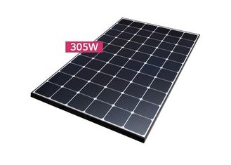 Wysokie transmitancję Czarne panele słoneczne PV / panele słoneczne