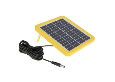 Żółta plastikowa rama Polikrystaliczny panel słoneczny Mini PET laminowany moduł fotowoltaiczny