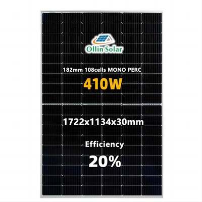kupować Pełny czarny panel fotowoltaiczny Mono Perc 9bb PV do domowego układu słonecznego online manufacture