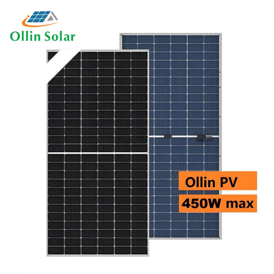 kupować Półogniwowy monokrystaliczny panel słoneczny Moduł fotowoltaiczny Panel energii słonecznej 440W 450W 455W online manufacture