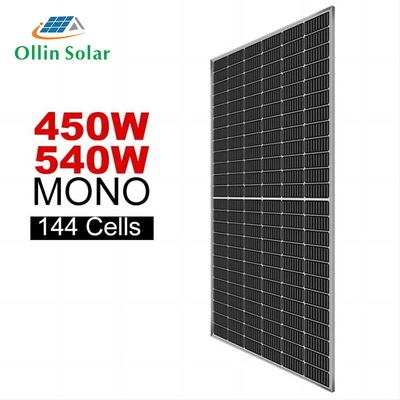 kupować 550W Half Cell Mono Panel słoneczny Anodowana rama ze stopu aluminium Panel energii słonecznej online manufacture