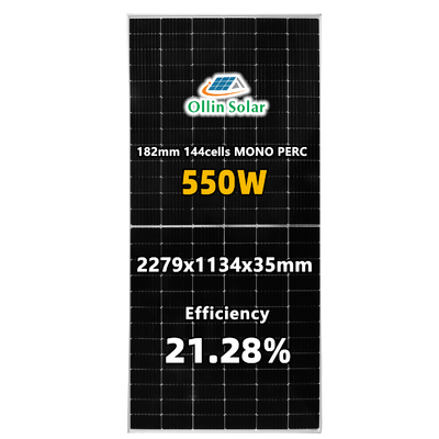 kupować Wodoodporny monokrystaliczny panel słoneczny 36 V 540 W 545 W 550 W online manufacture