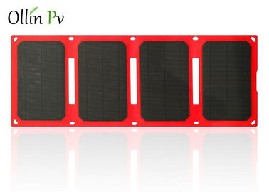 kupować Łatwa do przenoszenia ładowarka solarna 4-krotnie czerwona mobilna Fotowoltaiczna ładowarka online manufacture