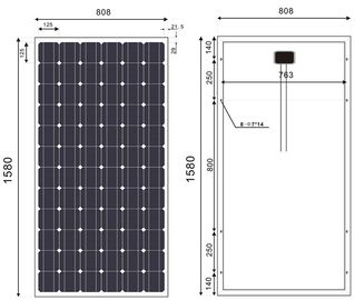 kupować Monokrystaliczny moduł solarny o mocy 190 W dla systemu elektroenergetycznego z podłączeniem do sieci online manufacture