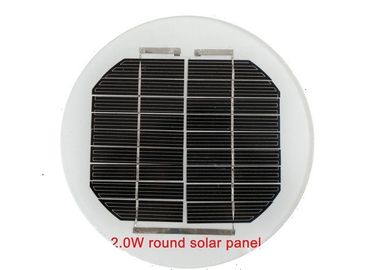 kupować Czarny 2 Watt okrągły panel słoneczny bez ramki ładowarka do mini światłach online manufacture