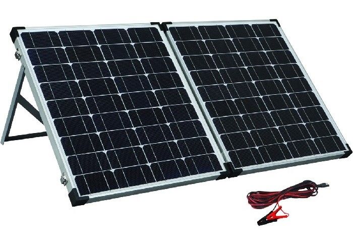 Monokrystaliczny składany panel słoneczny na kemping, 90 watowy panel słoneczny