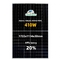 Pełny czarny panel fotowoltaiczny Mono Perc 9bb PV do domowego układu słonecznego