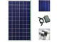 Krzemowe panele słoneczne z czystą energią 260 Watt, systemy domowe Czarne panele słoneczne