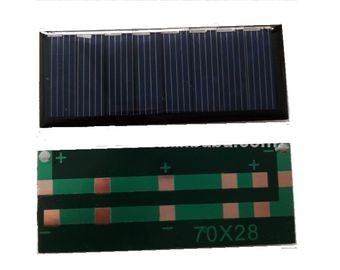 Mini panel słoneczny z żywicy epoksydowej 2V 0,6W z przewodami Polikrystaliczna płyta silikonowa DIY Bateria słoneczna
